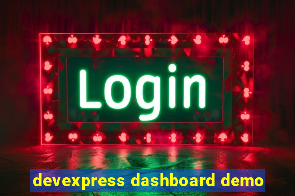 devexpress dashboard demo