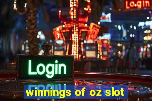 winnings of oz slot