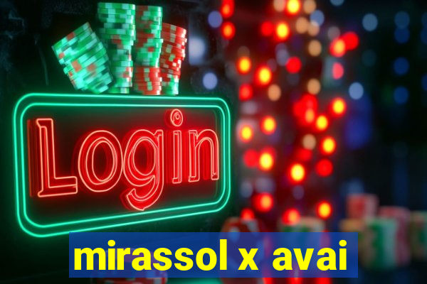 mirassol x avai