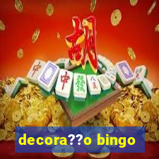 decora??o bingo