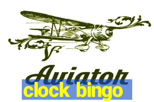 clock bingo