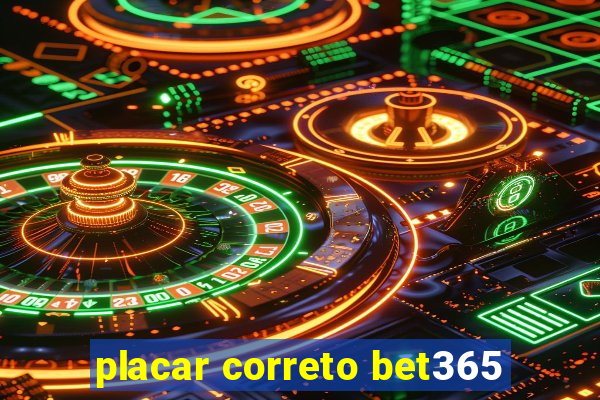 placar correto bet365