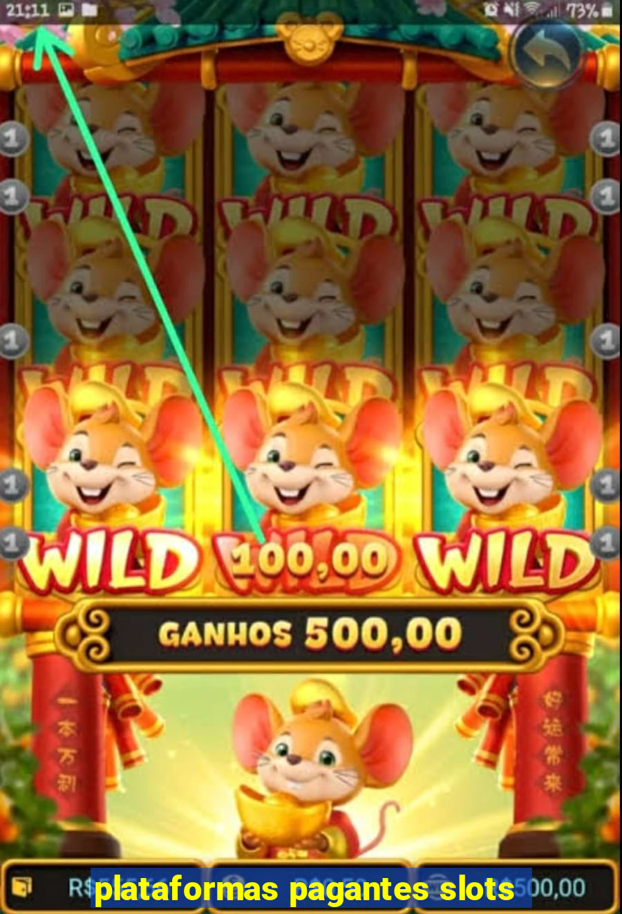 plataformas pagantes slots