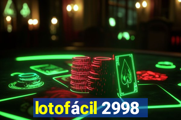 lotofácil 2998