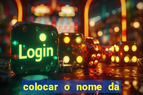 colocar o nome da pessoa no congelador