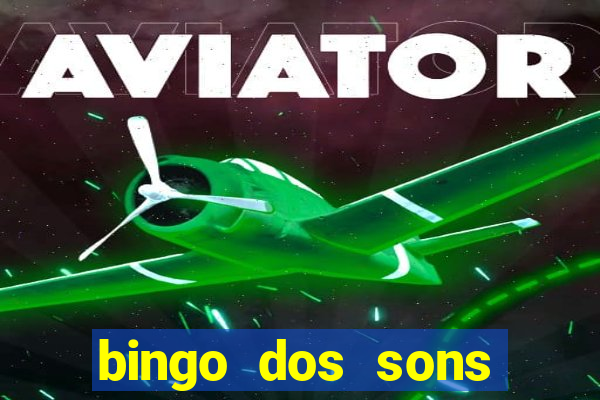 bingo dos sons iniciais como jogar