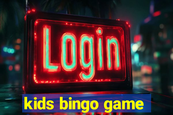 kids bingo game