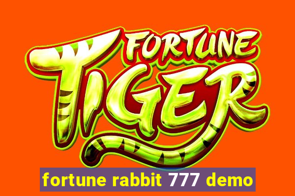 fortune rabbit 777 demo