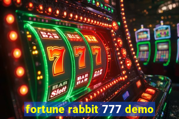 fortune rabbit 777 demo