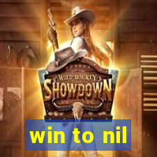 win to nil