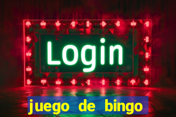 juego de bingo para ganar dinero