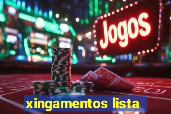 xingamentos lista