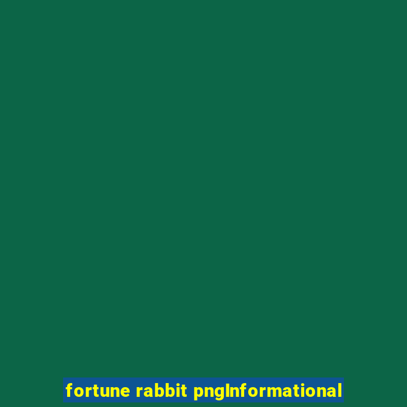 fortune rabbit pngInformational