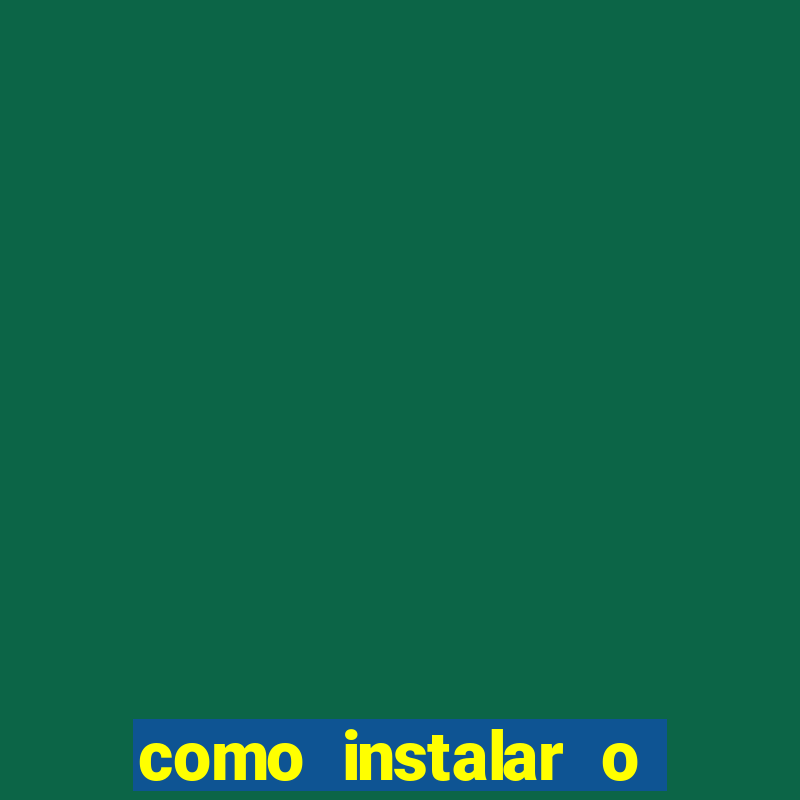 como instalar o openssl no windows