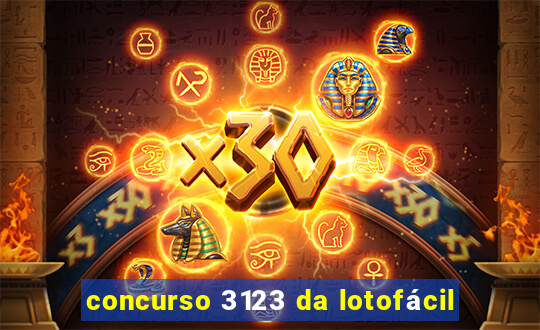 concurso 3123 da lotofácil