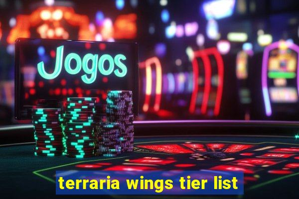 terraria wings tier list