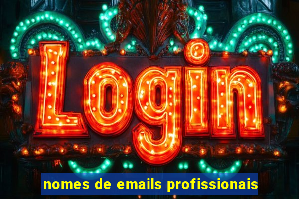 nomes de emails profissionais