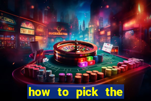 how to pick the right slot machine to win