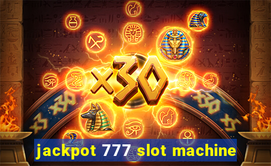 jackpot 777 slot machine