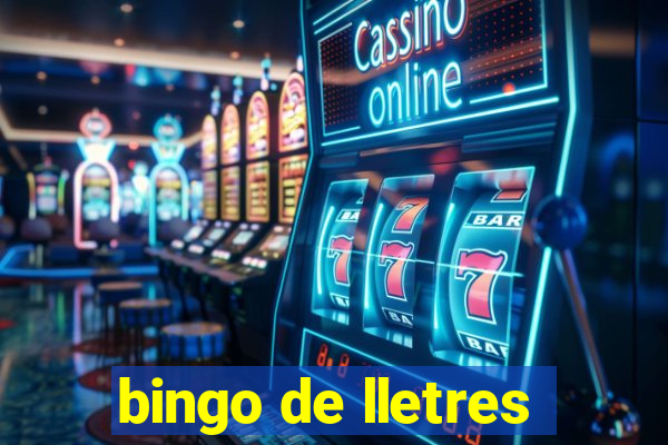 bingo de lletres