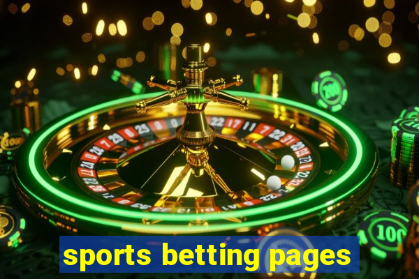 sports betting pages