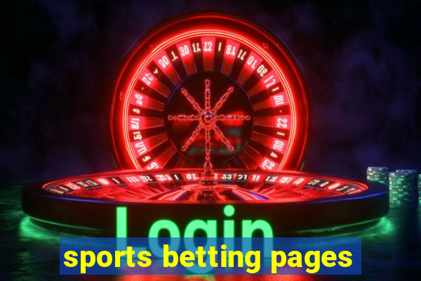 sports betting pages