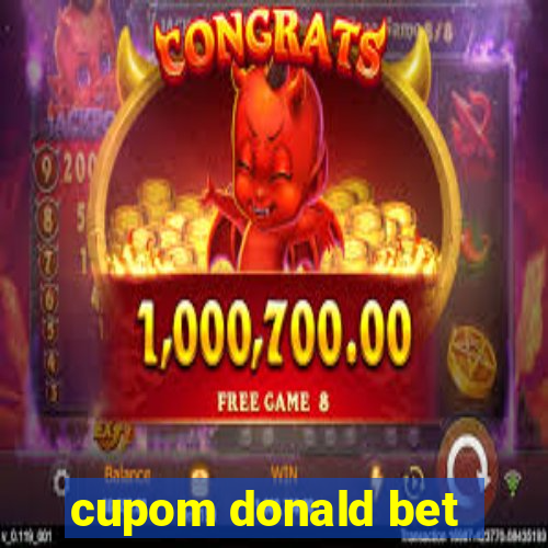 cupom donald bet