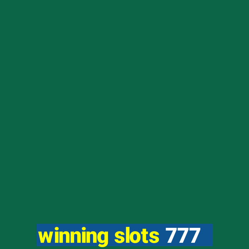 winning slots 777