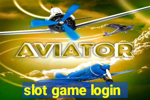 slot game login