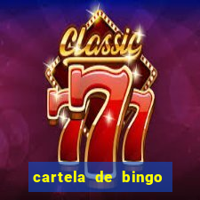 cartela de bingo para imprimir gratis