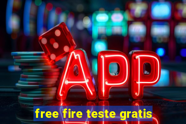 free fire teste gratis