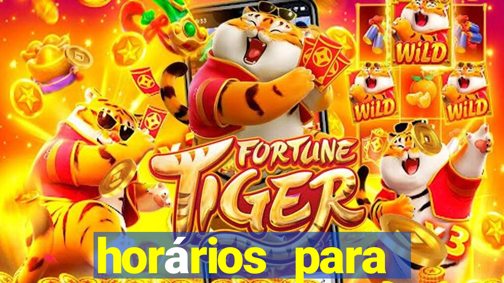 horários para jogar fortune rabbit