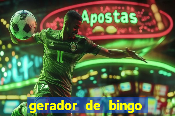 gerador de bingo de palavras