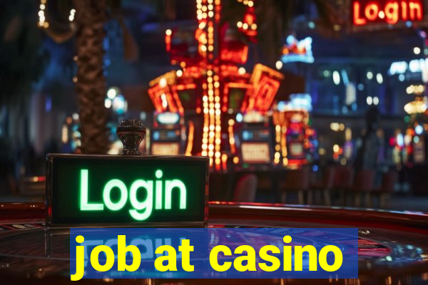 job at casino