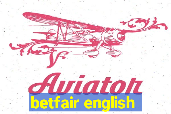 betfair english