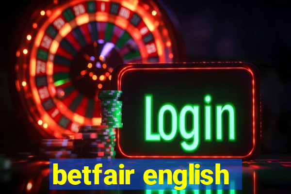 betfair english