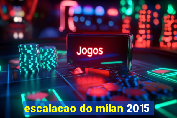 escalacao do milan 2015