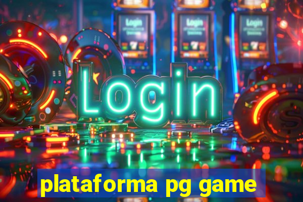 plataforma pg game