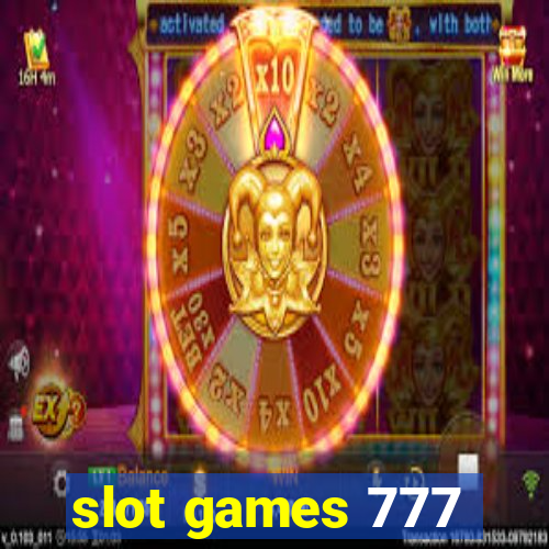 slot games 777