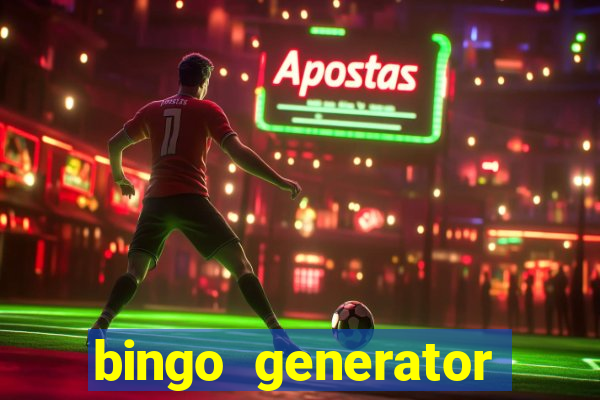 bingo generator with images