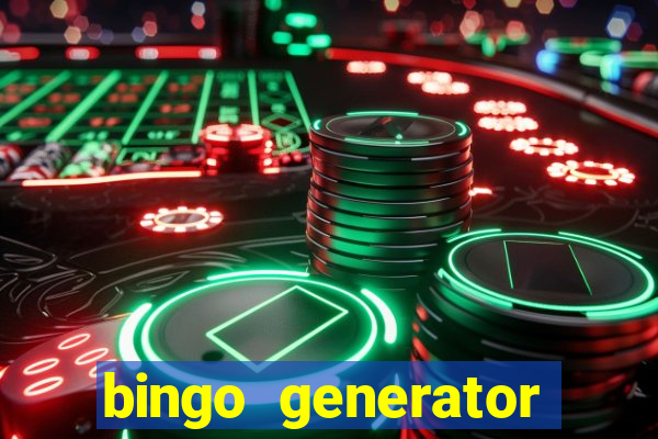 bingo generator with images