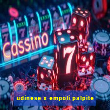 udinese x empoli palpite