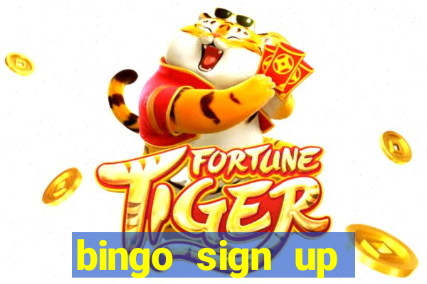 bingo sign up offers no wagering