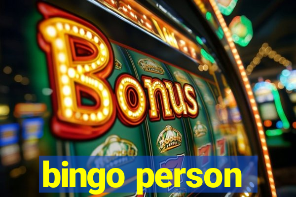 bingo person