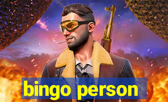 bingo person