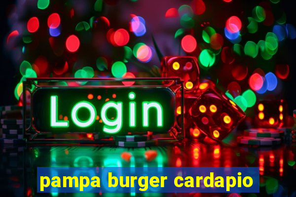 pampa burger cardapio