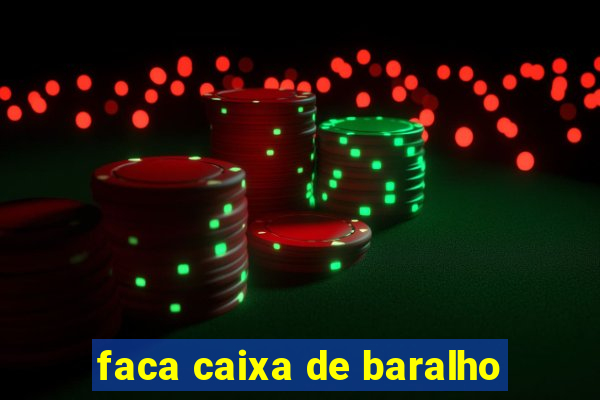 faca caixa de baralho