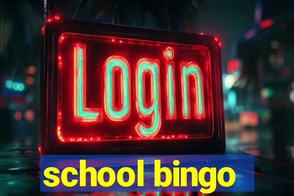 school bingo