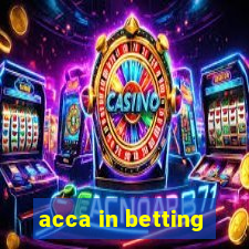 acca in betting