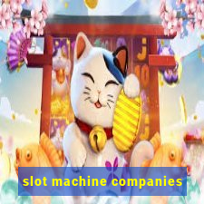 slot machine companies